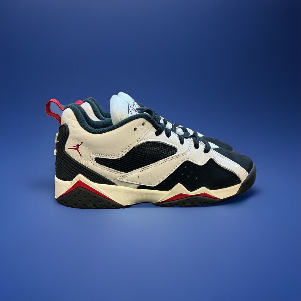 Size 5.5 - Air Jordan MVP 92 White Black Gym Red